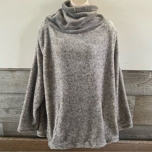 Sleepyheads cowl neck soft fleece loungewear pullover shirt size 2X (L1)